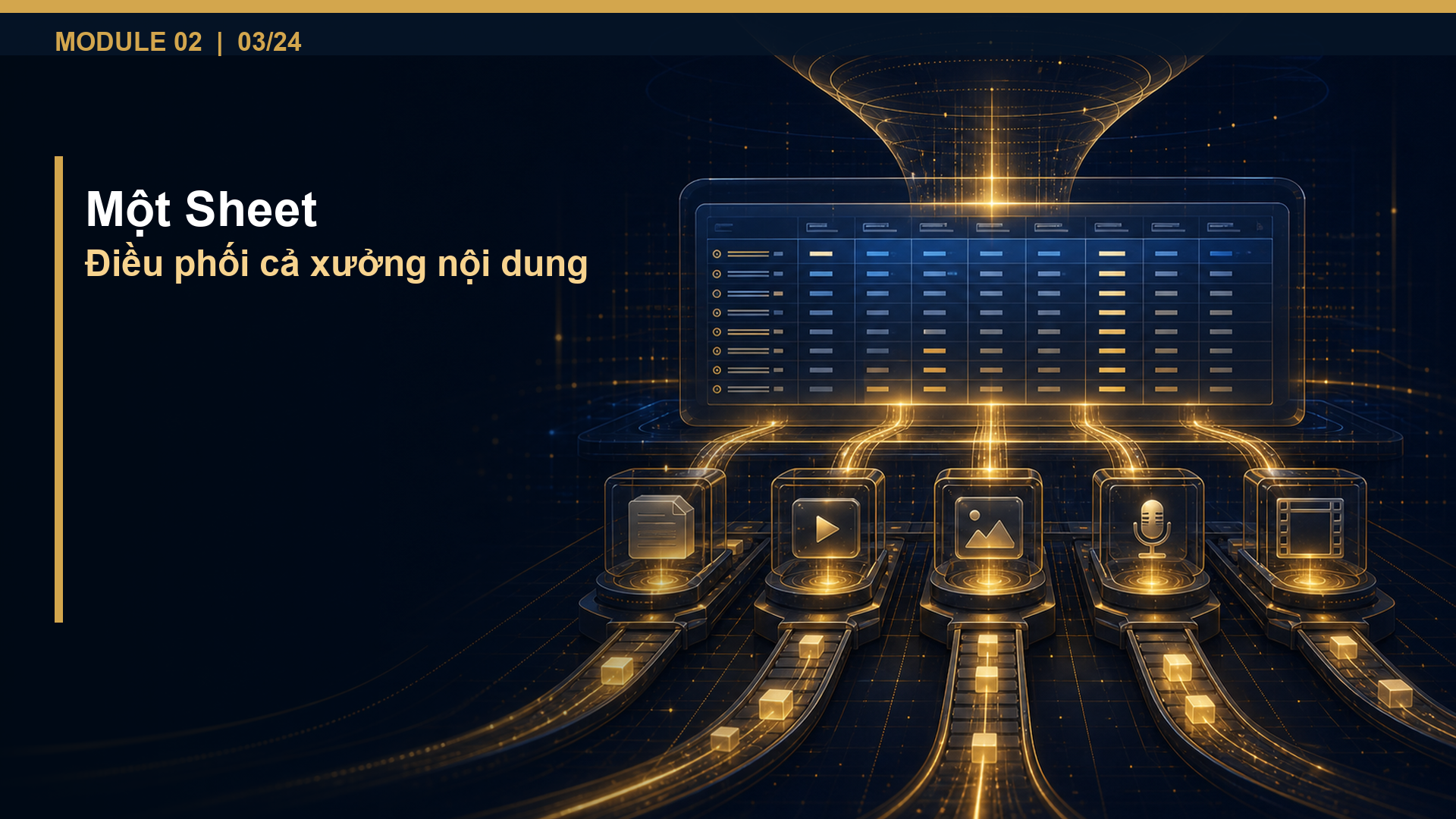 Một Sheet điều phối